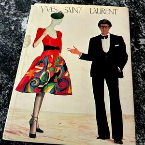 YSL Yves Saint Laurent Metropolitan Museum of Art Book c1983